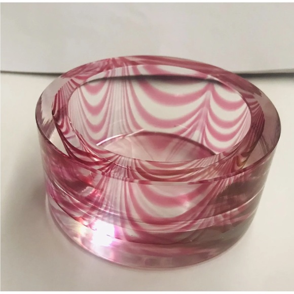 New Cenedese Vitri Fenicio Small Murano Glass Bowl Signed Dated on Bottom - Picture 2 of 16